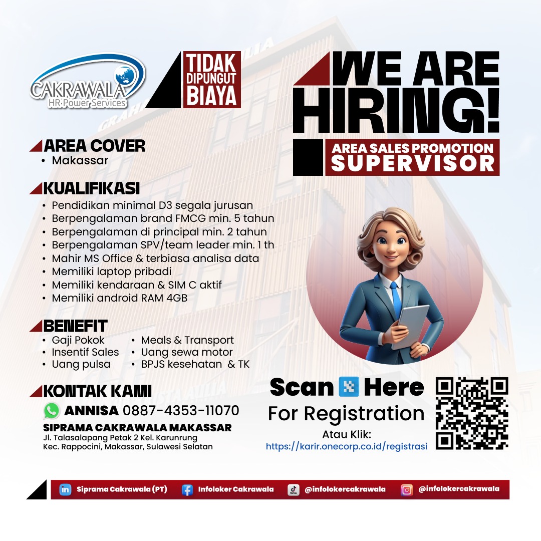 Cover Sales Promotion Supervisor