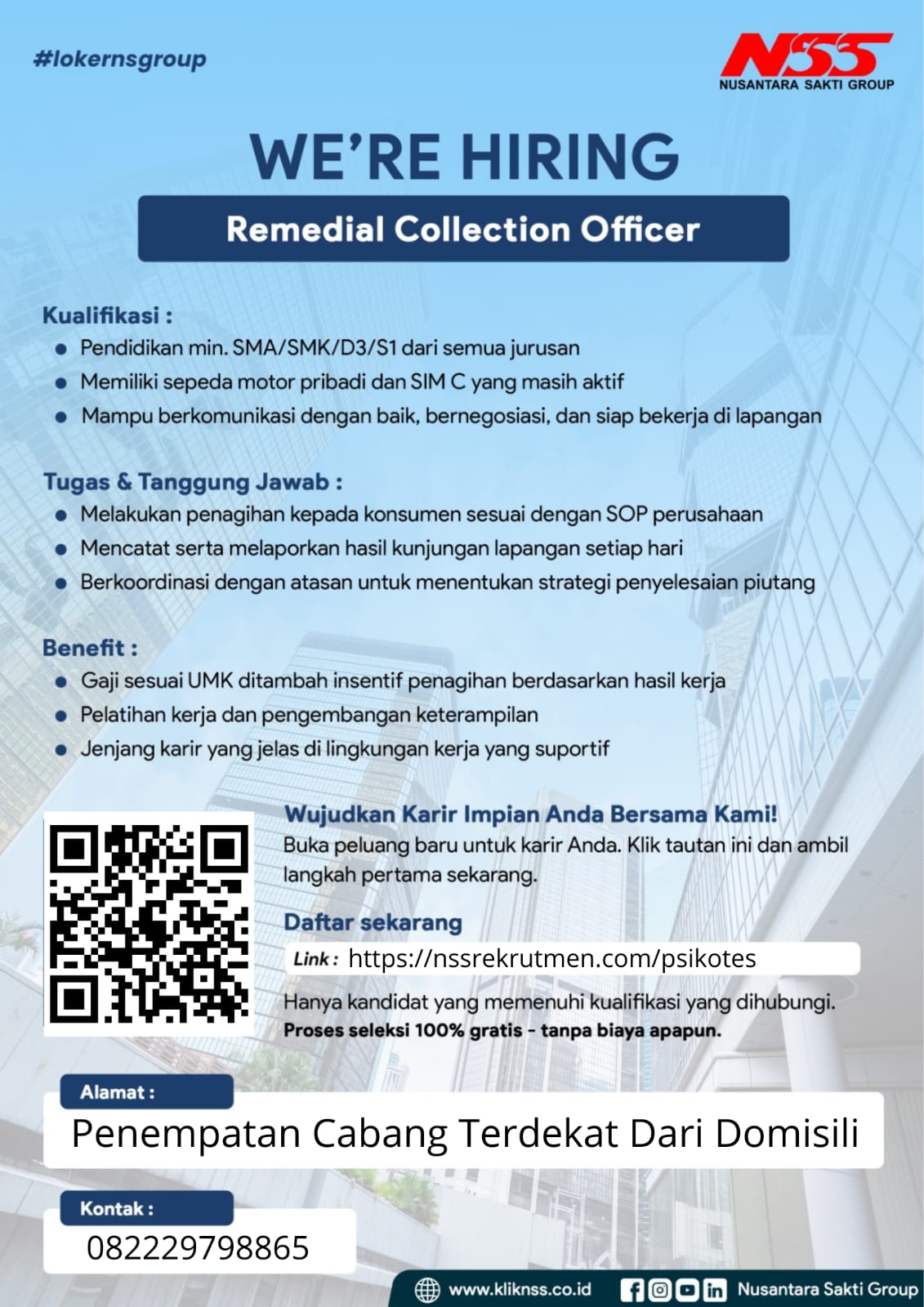 Cover Remedial Collection Officer