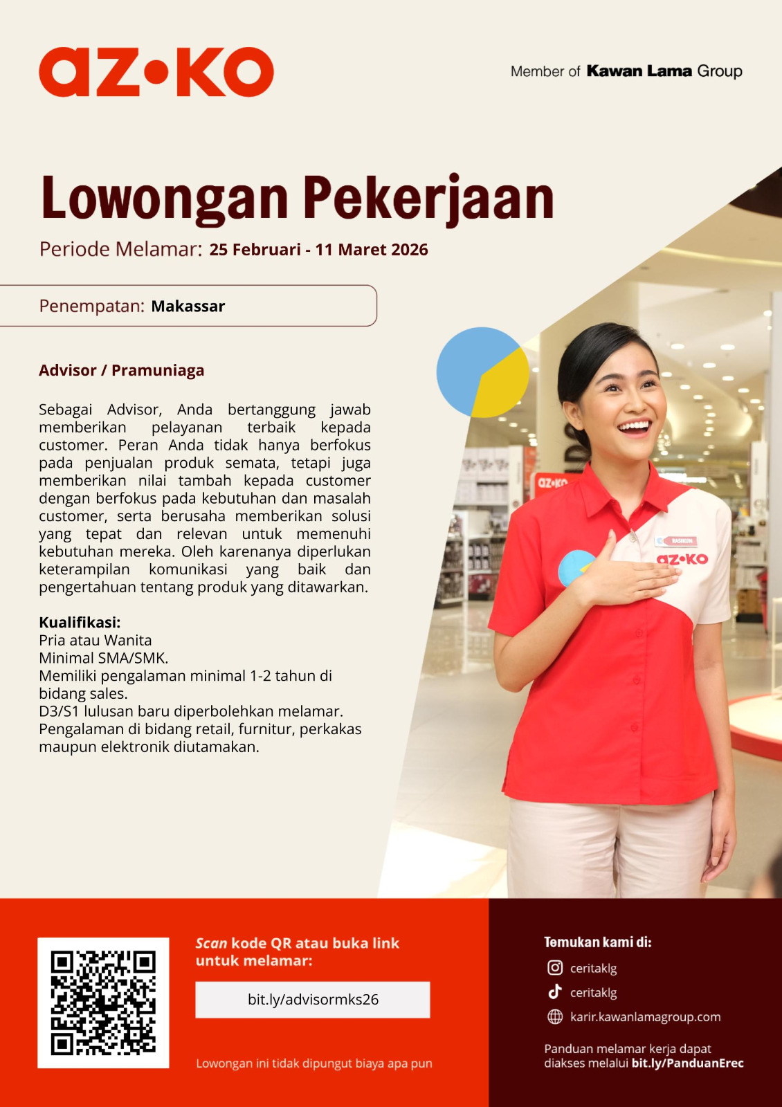 Cover Advisor/Pramuniaga