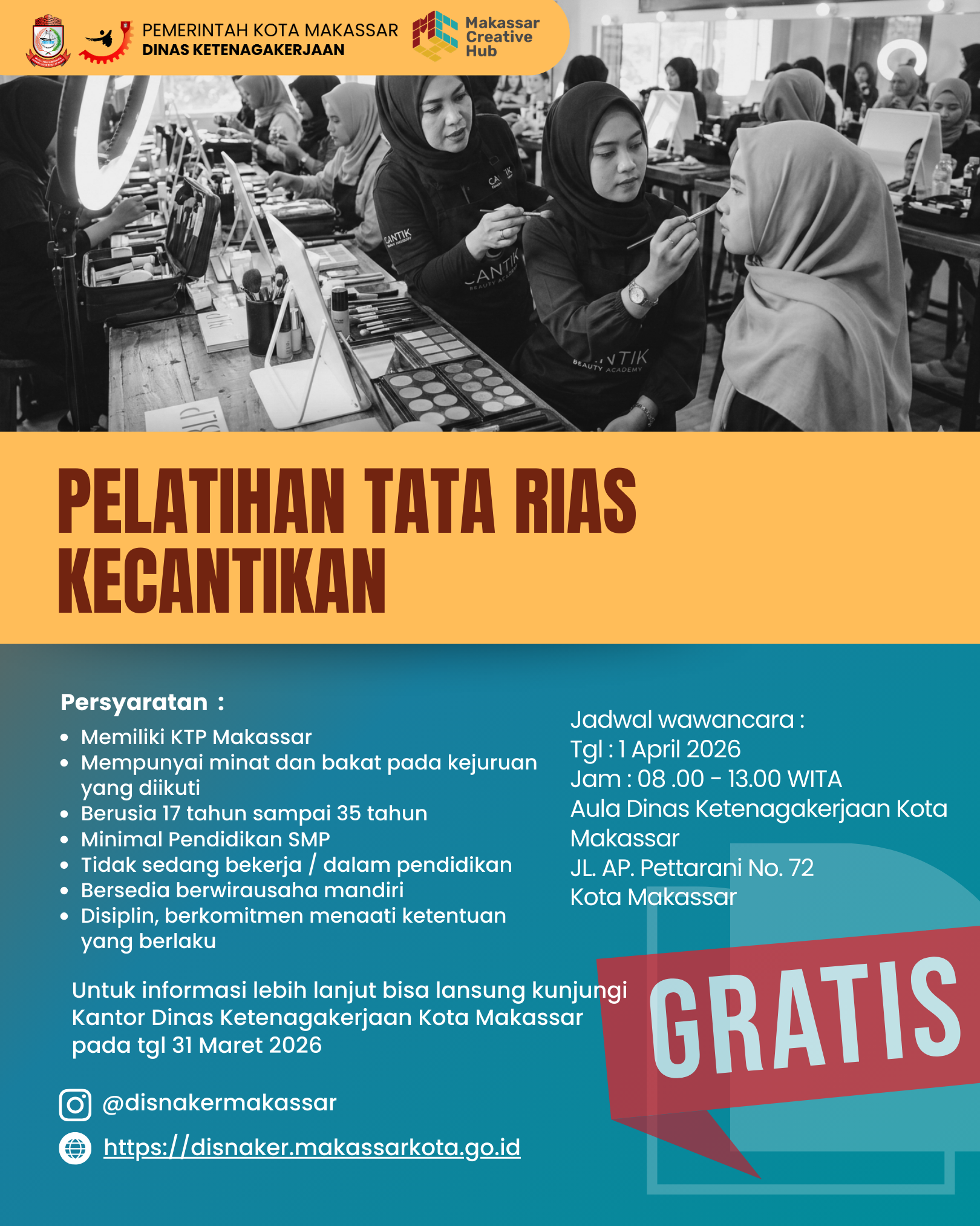 Pelatihan Tata Rias Kecantikan
